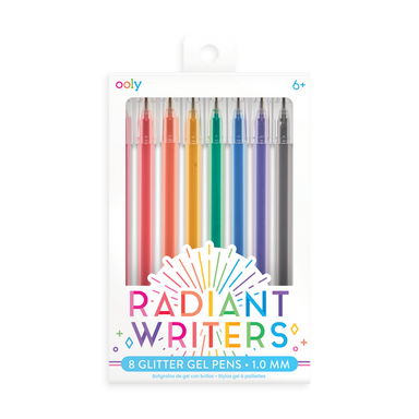 Radiant Writers Glitter Gel Pens | Ooly - Oscar & Libby's