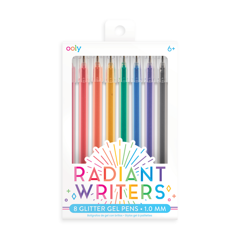 Radiant Writers Glitter Gel Pens | Ooly - Oscar & Libby's