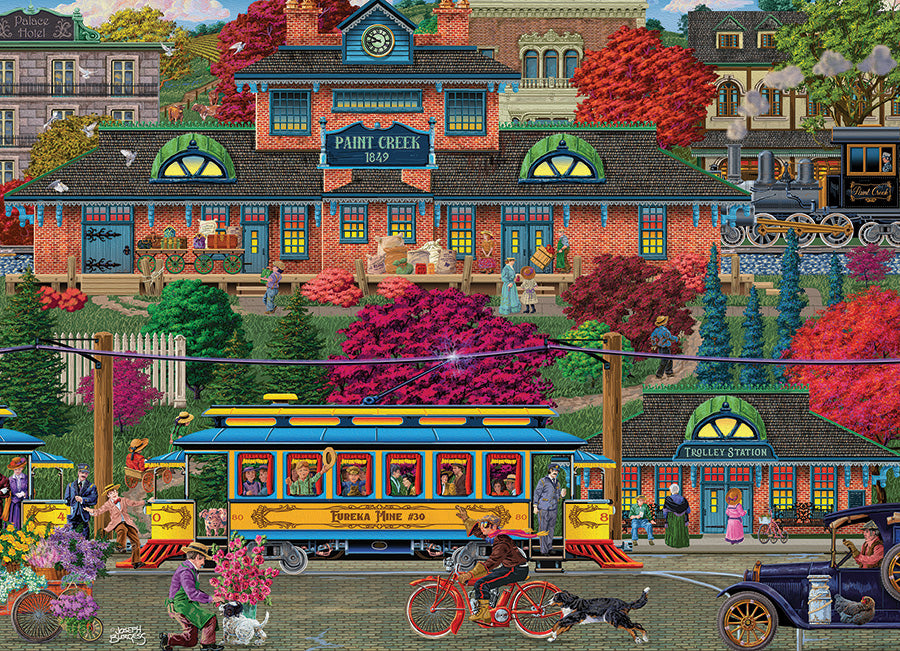 Cobble Hill | Trolley Station 500 piece puzzle Cobble Hill - Oscar & Libby's