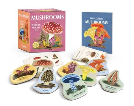 Mushrooms | A Wooden Magnet Set - Oscar & Libby's