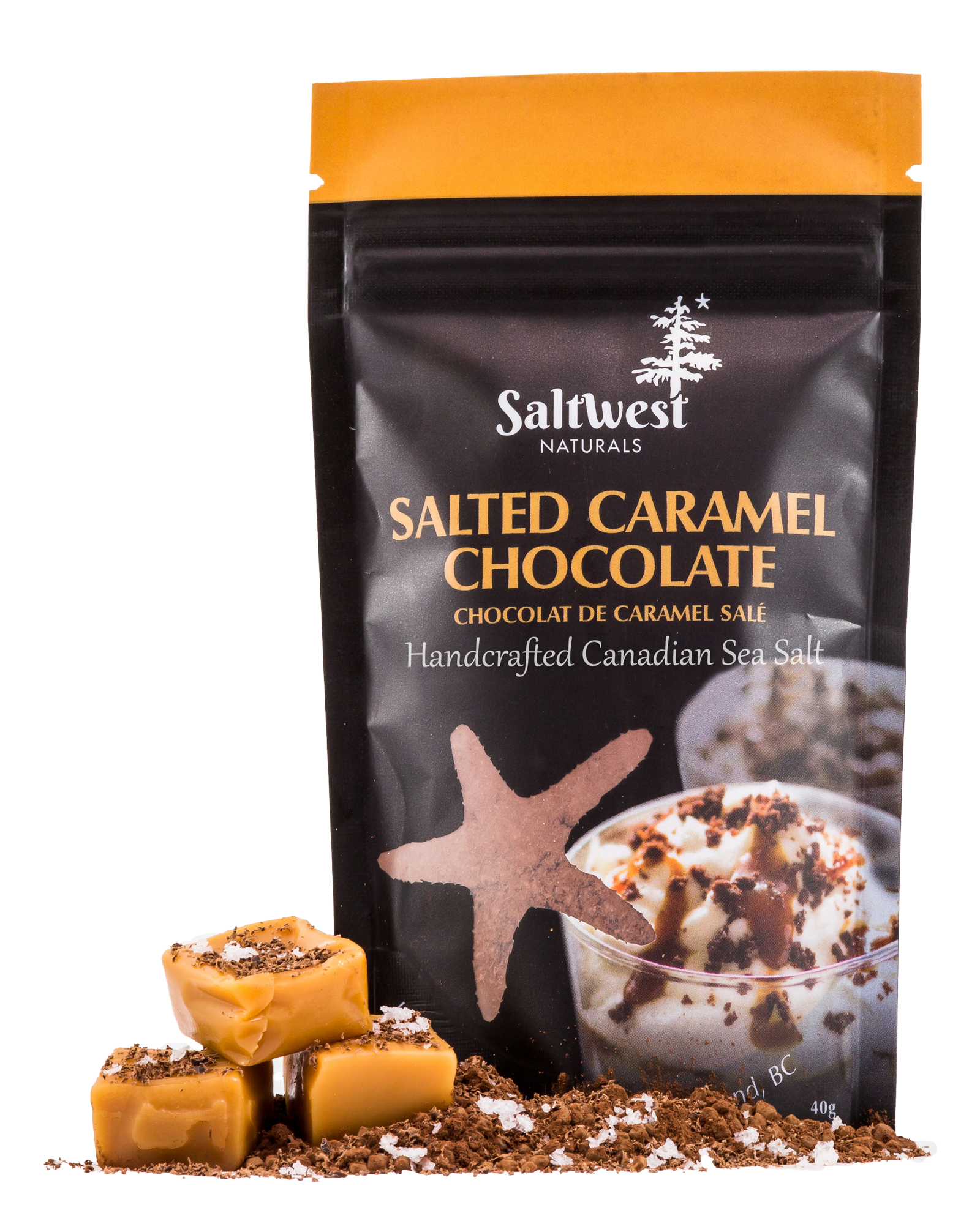 Saltwest | Salted Caramel Chocolate Saltwest - Oscar & Libby's