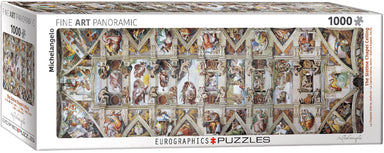 Eurographics | Panorama Sistine Chapel Ceiling 1000 piece puzzle Eurographics - Oscar & Libby's