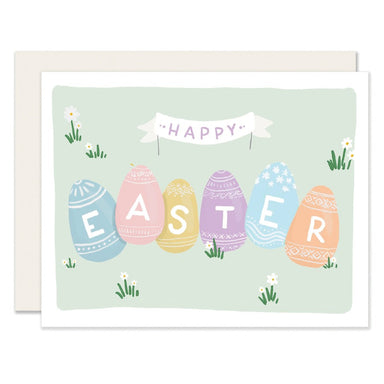 Easter Eggs Card | Slightly Stationery - Oscar & Libby's