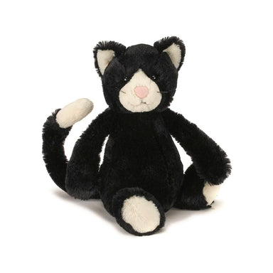 Bashful Black And White Kitten Small Jellycat - Oscar & Libby's