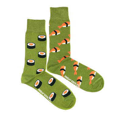 Friday Sock Co. |  Men's Socks | Green Sushi Socks Friday Sock Co. - Oscar & Libby's