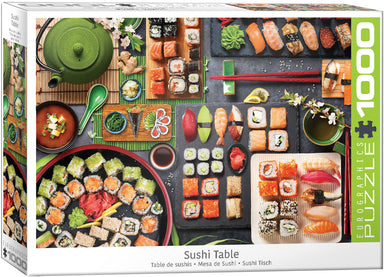 Eurographics | Sushi Table 1000 piece puzzle Eurographics - Oscar & Libby's