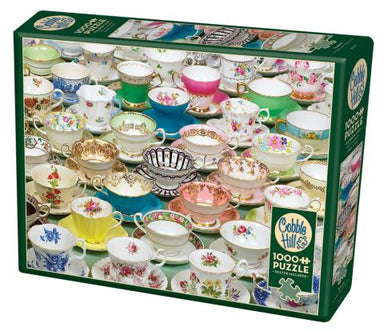 Cobble Hill | Teacups 1000 piece puzzle Cobble Hill - Oscar & Libby's