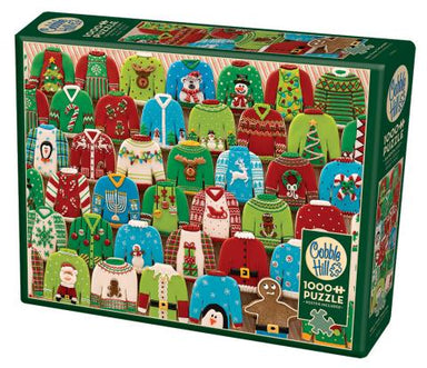 Cobble Hill | Ugly Christmas Sweaters 1000 piece puzzle Cobble Hill - Oscar & Libby's