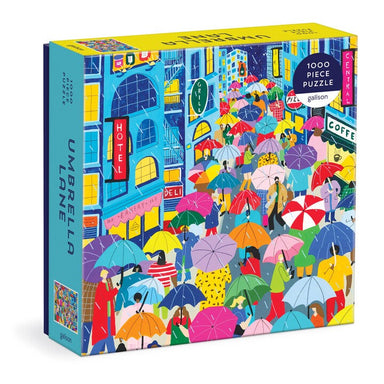 Galison | Umbrella Lane 1000 piece puzzle - Oscar & Libby's