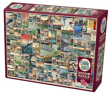 Cobble Hill | 100 Famous Views of Edo 2000 piece puzzle Cobble Hill - Oscar & Libby's