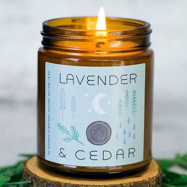 My Weekend is Booked | Lavender + Cedar Candle - Oscar & Libby's
