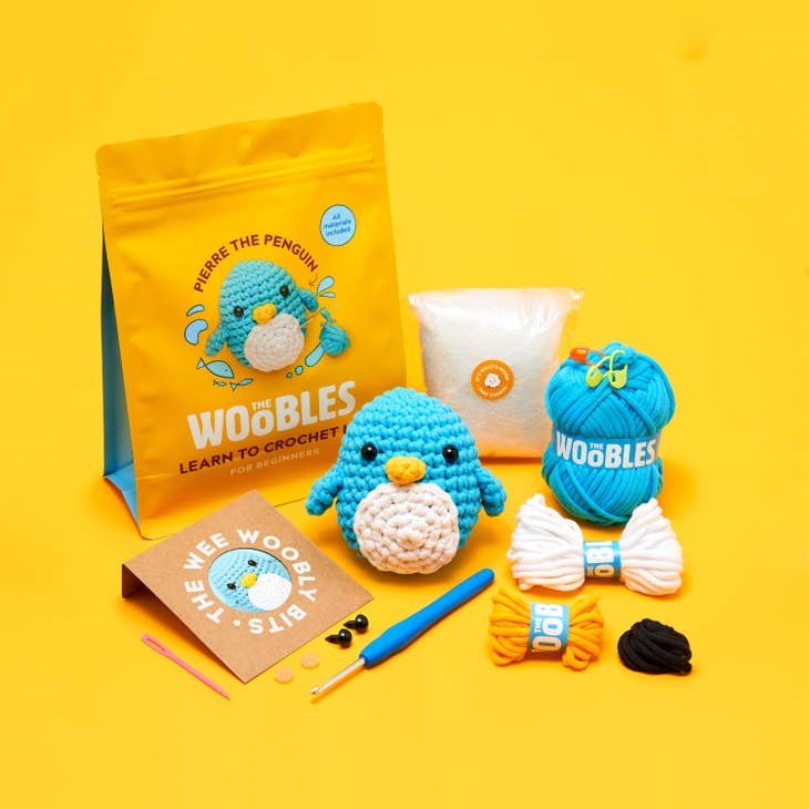 The Woobles Crochet Kit | Pierre the Penguin - Oscar & Libby's